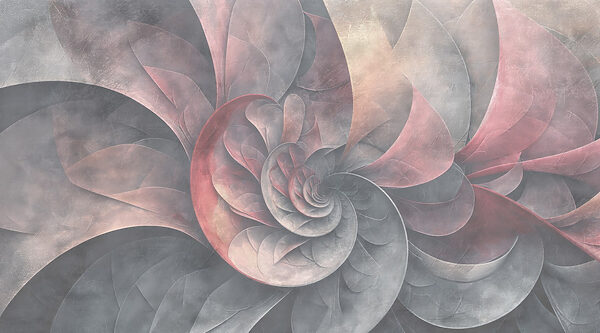 Spiral of leaves and petals Spiral of leaves and petals