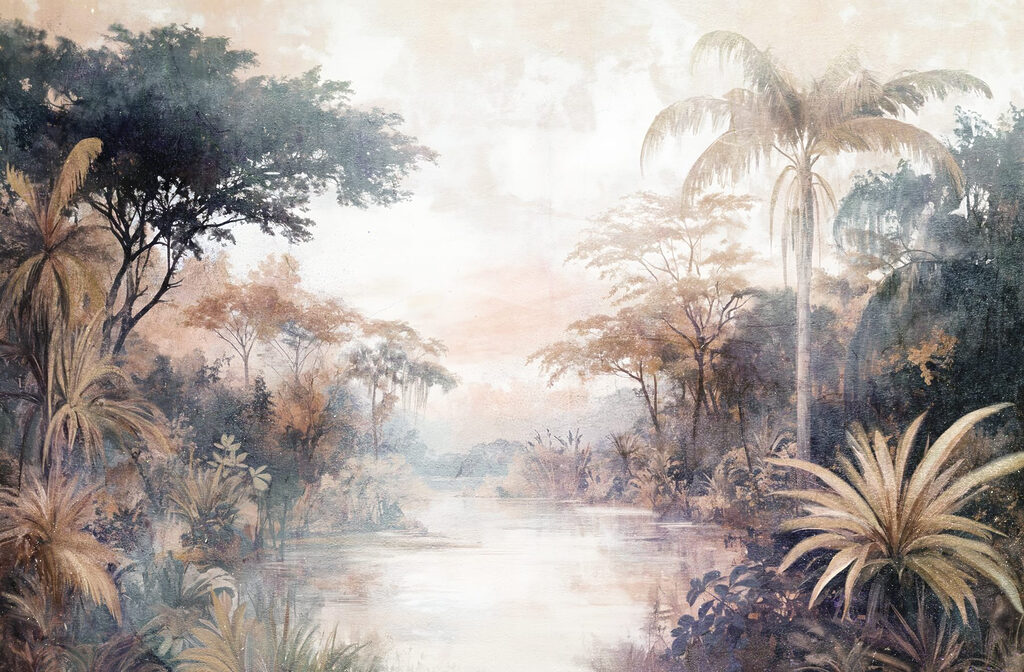 River with trees and plants River with trees and plants