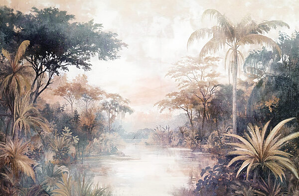 River with trees and plants River with trees and plants