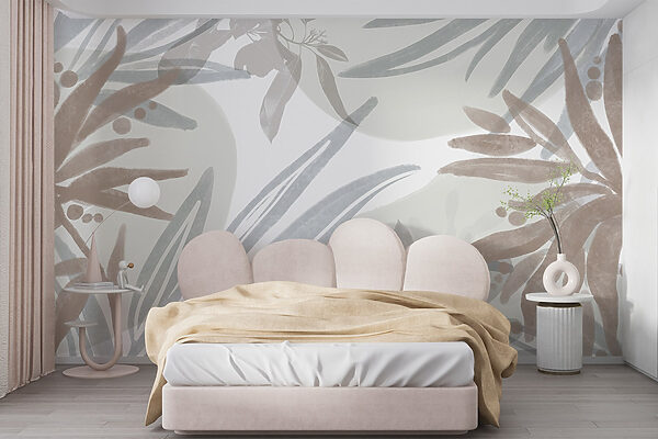 Floral patterns in soft pastel hues Floral patterns in soft pastel hues