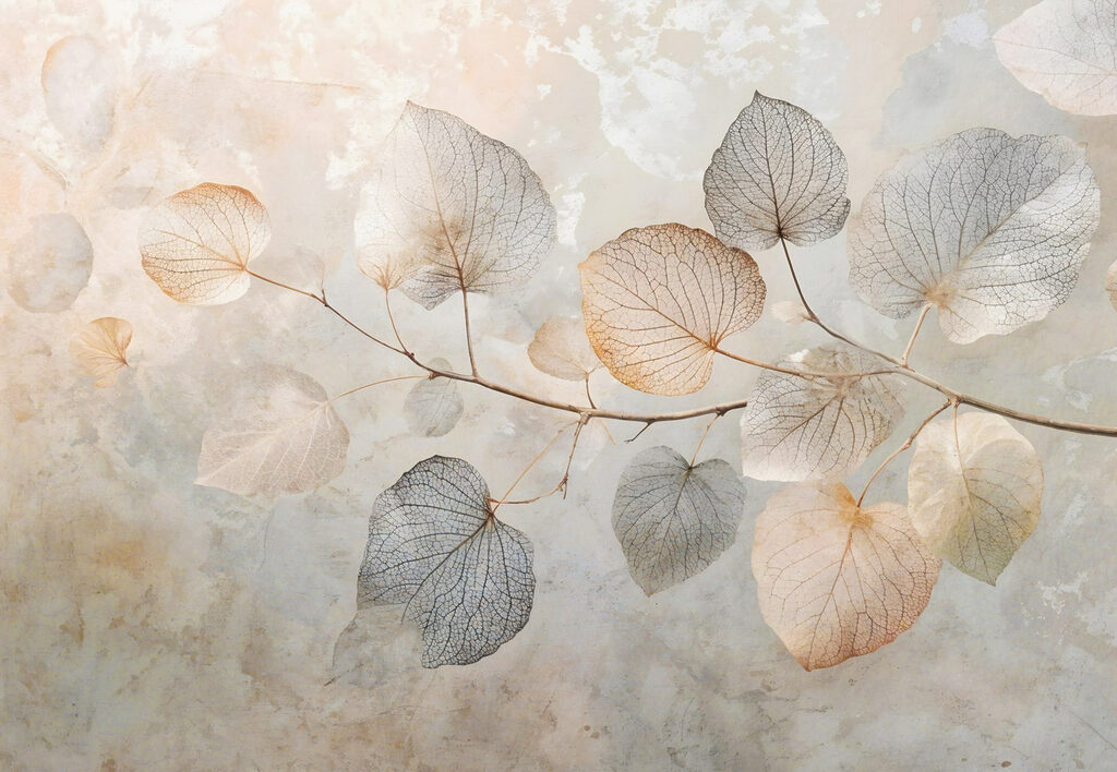 Branch with leaves on it Branch with leaves on it