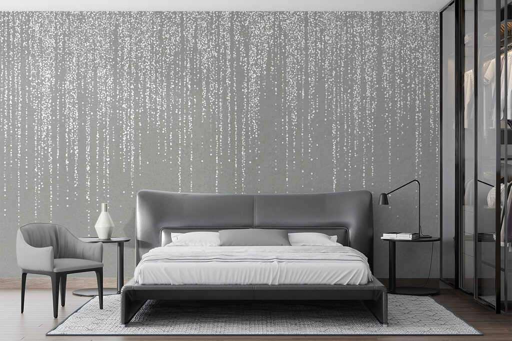 White specks from a grey surface