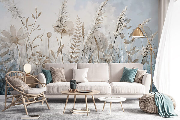 Painting of flowers and plants Painting of flowers and plants