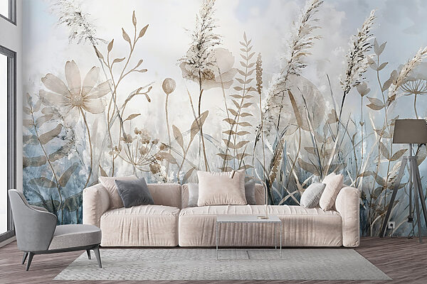 Painting of flowers and plants Painting of flowers and plants