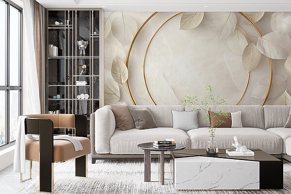 Elegant arrangement of soft leaves. Elegant arrangement of soft leaves.