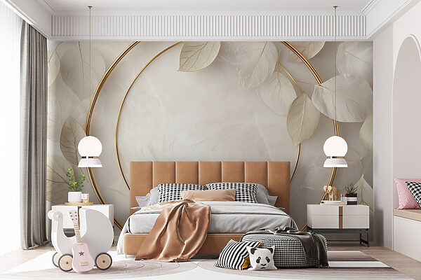 Elegant arrangement of soft leaves. Elegant arrangement of soft leaves.