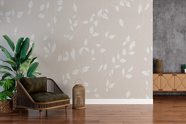 White leaves on a white background White leaves on a white background