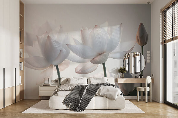 Delicate blooms in soft hues Delicate blooms in soft hues