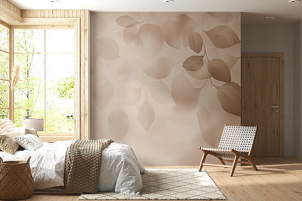 Gentle leaves in soft hues Gentle leaves in soft hues