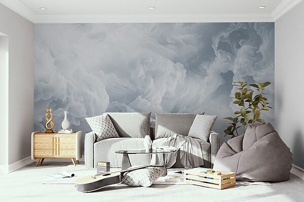 Serene sky of soft clouds Serene sky of soft clouds