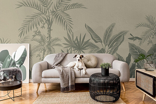 Wallpaper with plants on it Wallpaper with plants on it