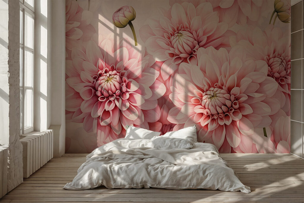 Group of pink flowers