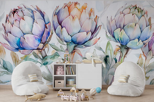 Watercolor painting of flowers Watercolor painting of flowers