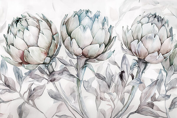 Watercolor of flowers Watercolor of flowers