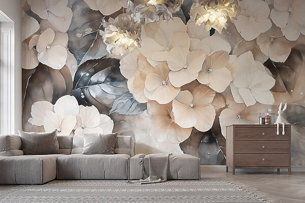 Delicate blooms in soft hues Delicate blooms in soft hues
