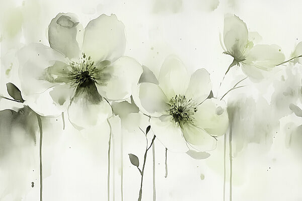Soft blooms in delicate pastel tones. Soft blooms in delicate pastel tones.