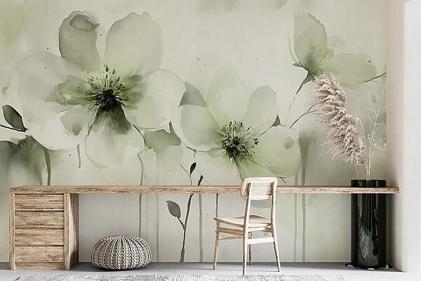 Soft blooms in delicate pastel tones. Soft blooms in delicate pastel tones.