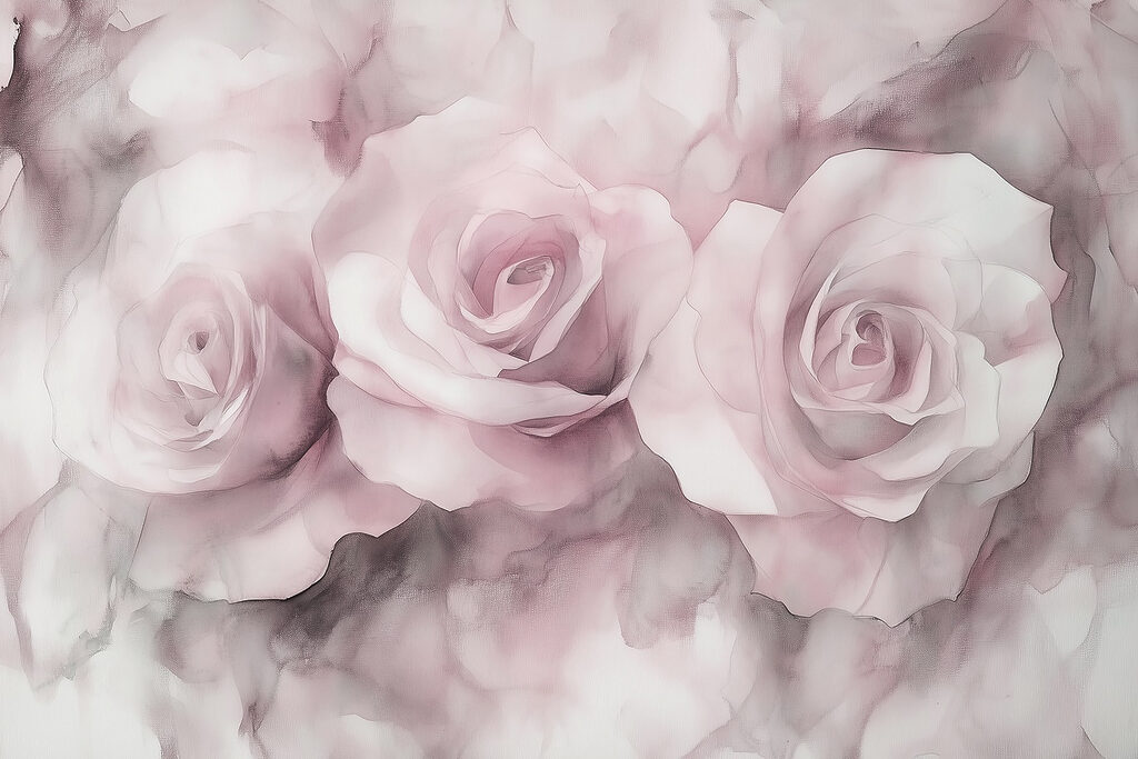 Group of pink roses Group of pink roses