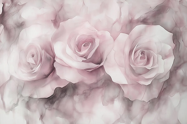 Group of pink roses Group of pink roses