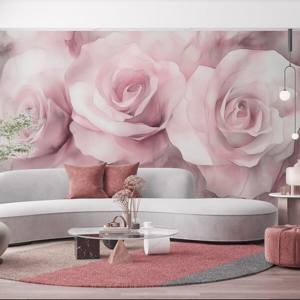 Group of pink roses Group of pink roses