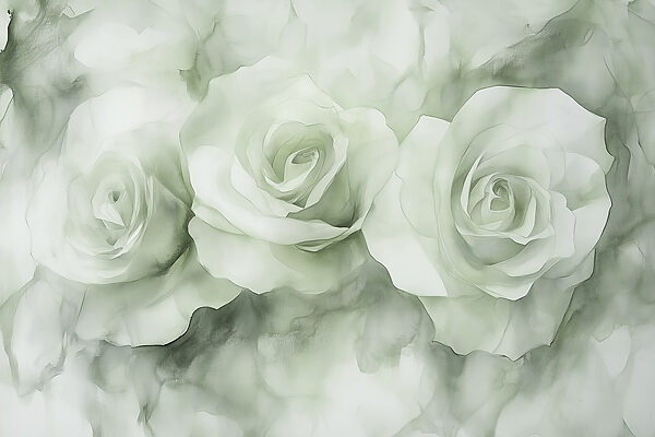 Group of white roses Group of white roses