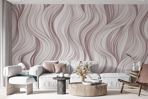 White and red wavy pattern White and red wavy pattern