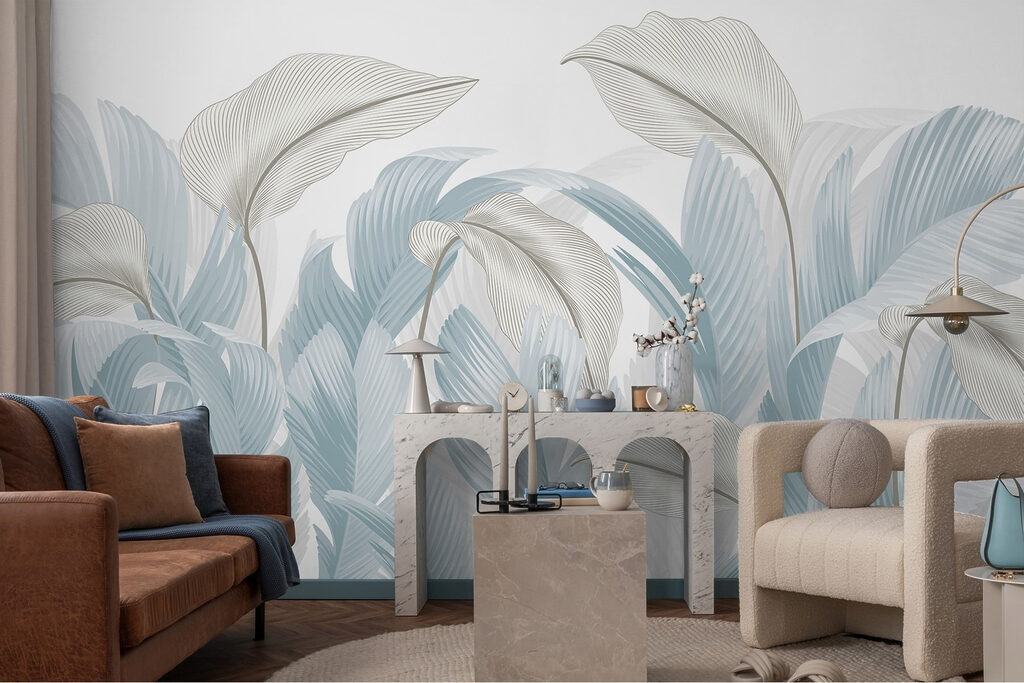 Gentle hues of tropical leaves Gentle hues of tropical leaves