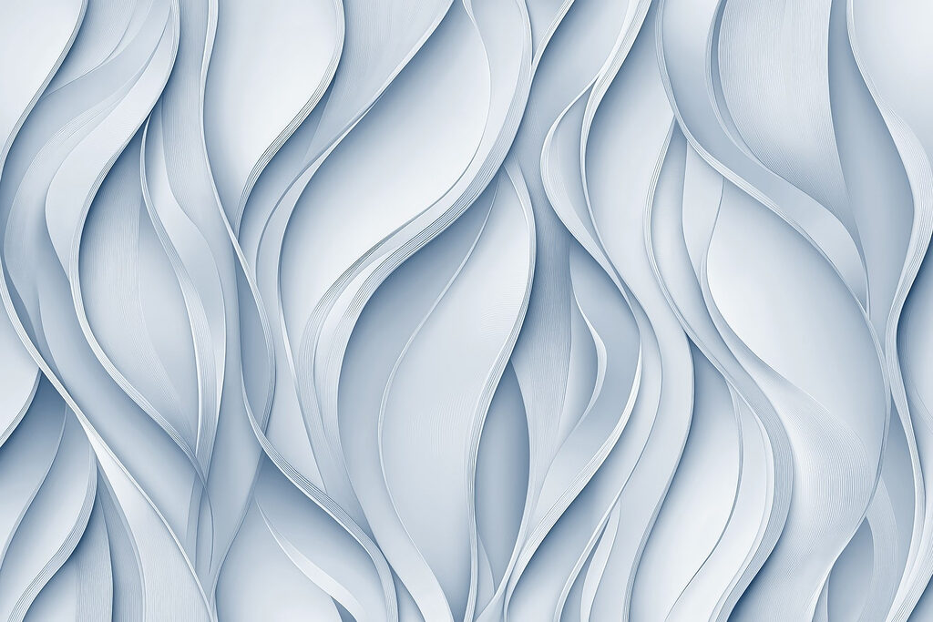 White and grey wavy lines White and grey wavy lines