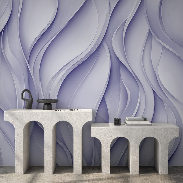 White and purple wavy pattern White and purple wavy pattern