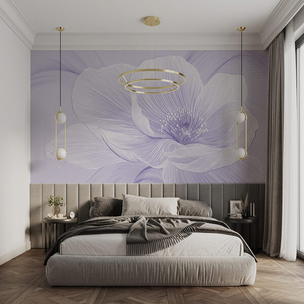 Delicate flower with flowing details Delicate flower with flowing details