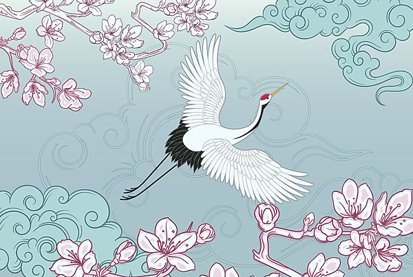 Bird flying in the air Bird flying in the air