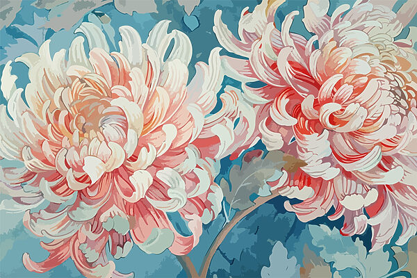 Blossoms in soft, delicate hues Blossoms in soft, delicate hues