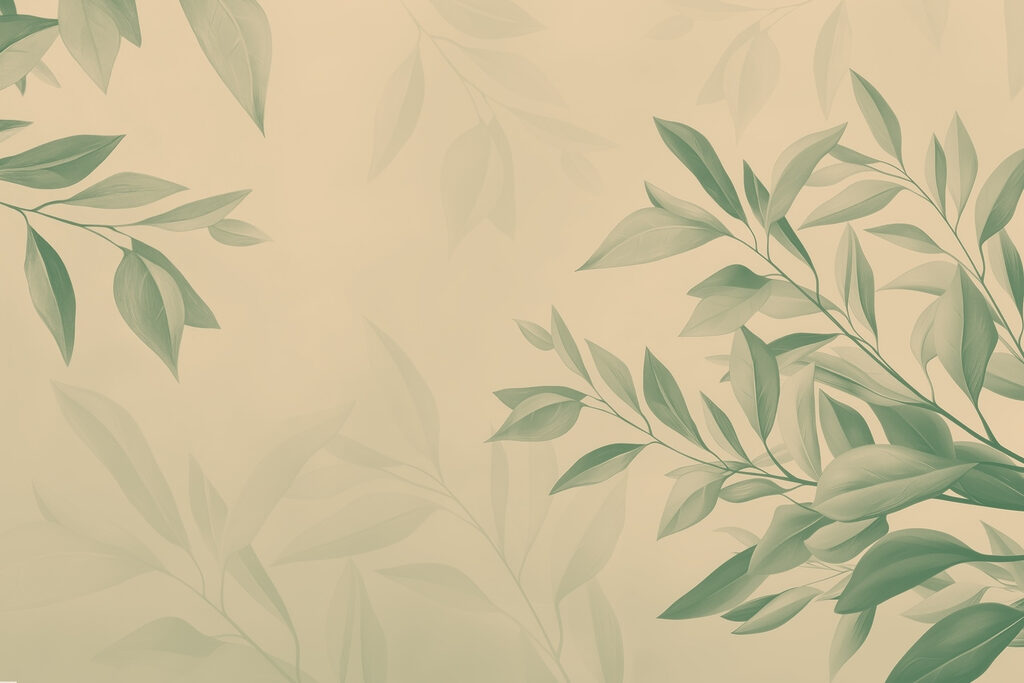 - Serene leaves against a soft background - Serene leaves against a soft background