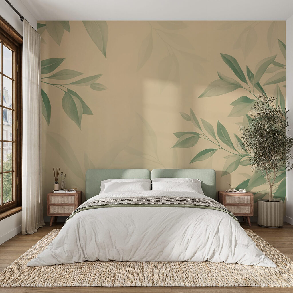 - Serene leaves against a soft background - Serene leaves against a soft background