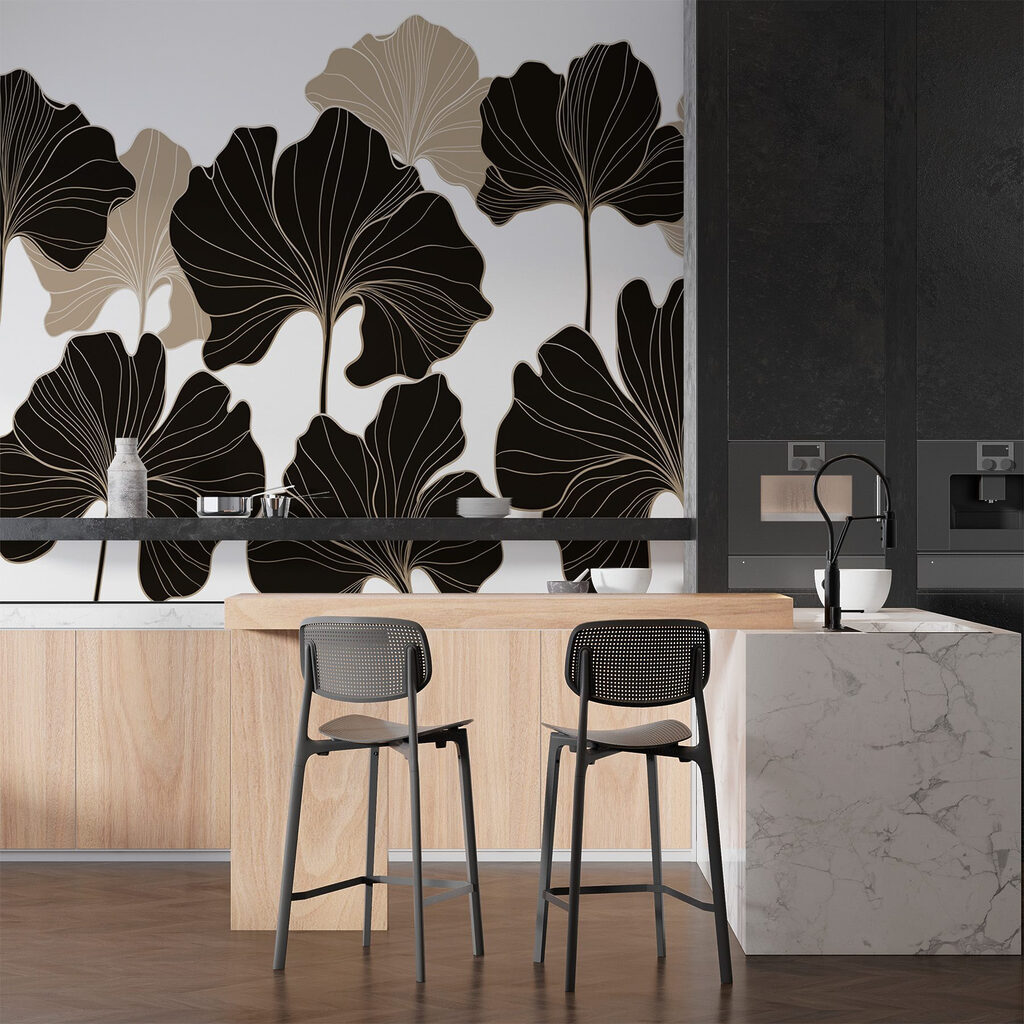 Nature's elegance in monochrome hues