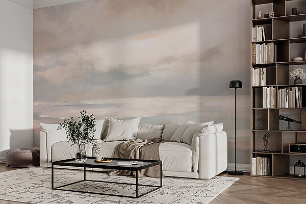Painting of a cloudy sky Painting of a cloudy sky