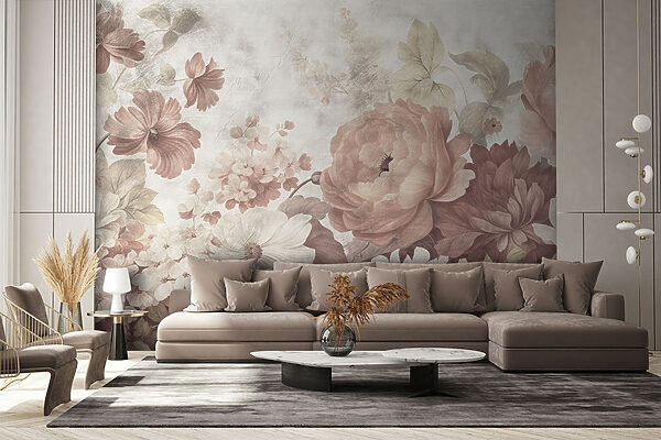 Delicate blooms in soft pastel hues Delicate blooms in soft pastel hues