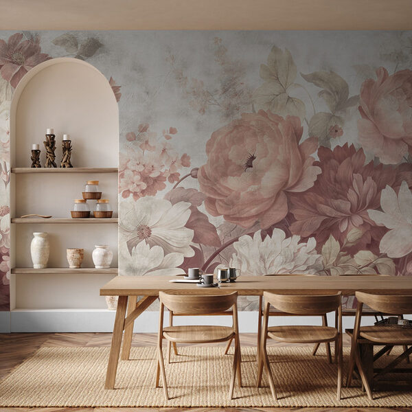 Delicate blooms in soft pastel hues Delicate blooms in soft pastel hues