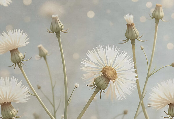 Delicate flowers in soft hues. Delicate flowers in soft hues.