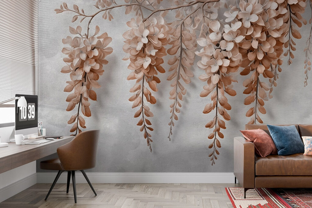 Branch with flowers on it Branch with flowers on it