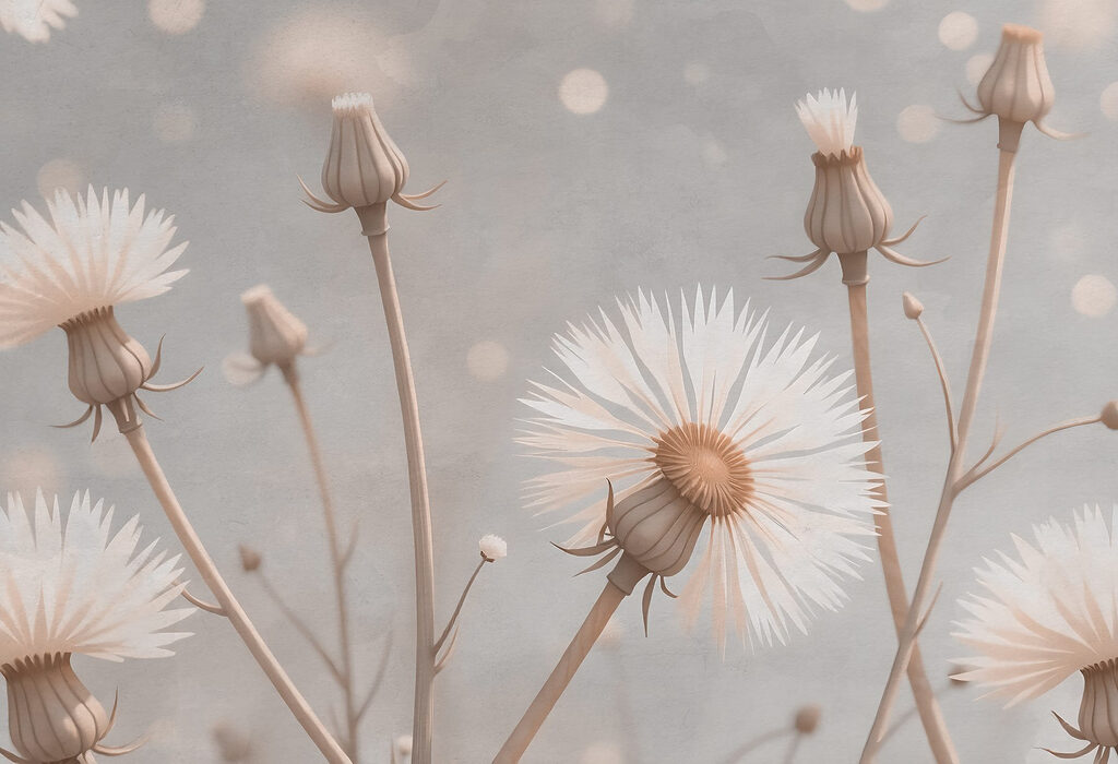 Delicate blooms in soft hues Delicate blooms in soft hues