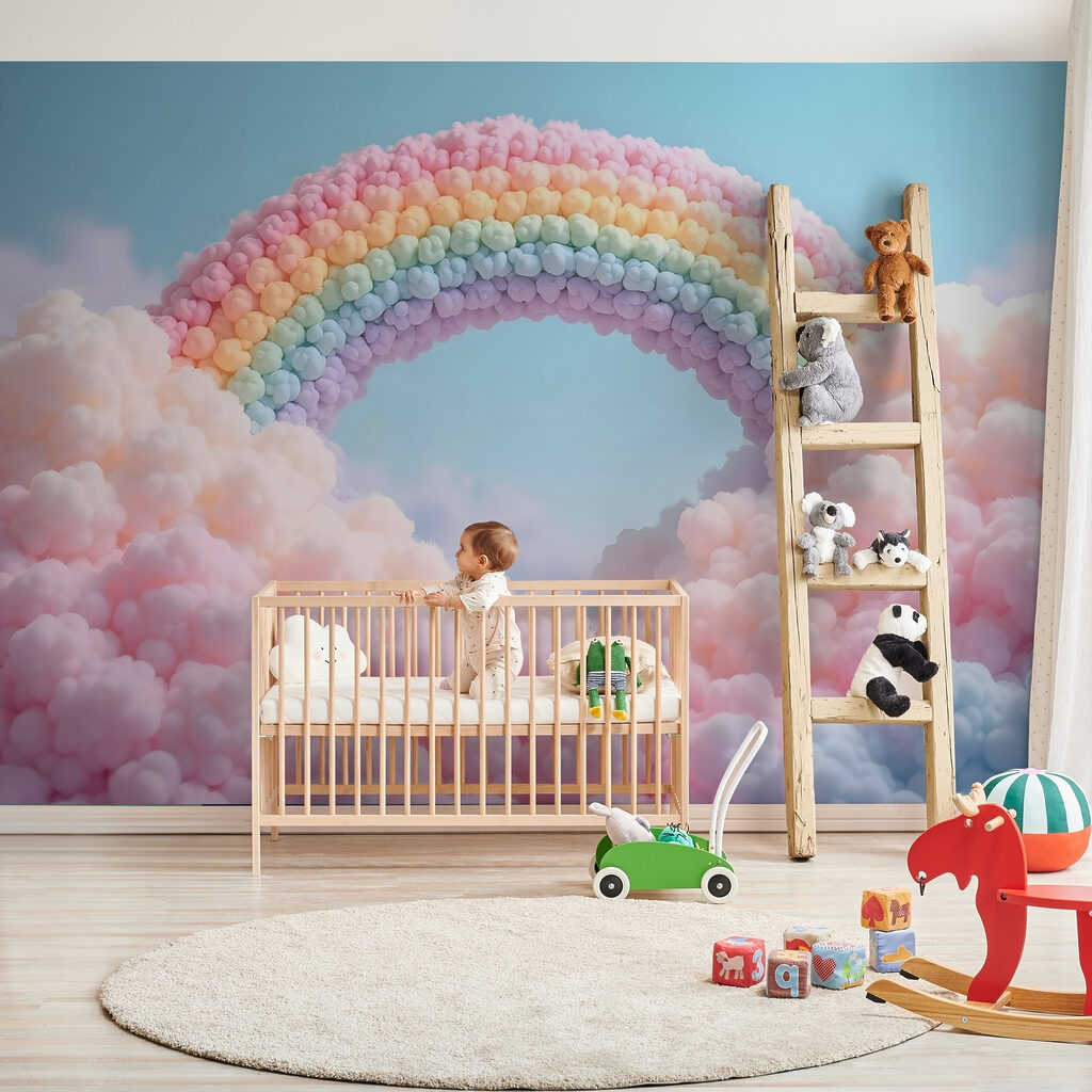 Rainbow made of clouds Rainbow made of clouds