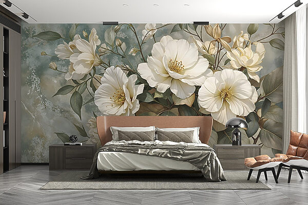 Delicate blooms against a soft backdrop Delicate blooms against a soft backdrop