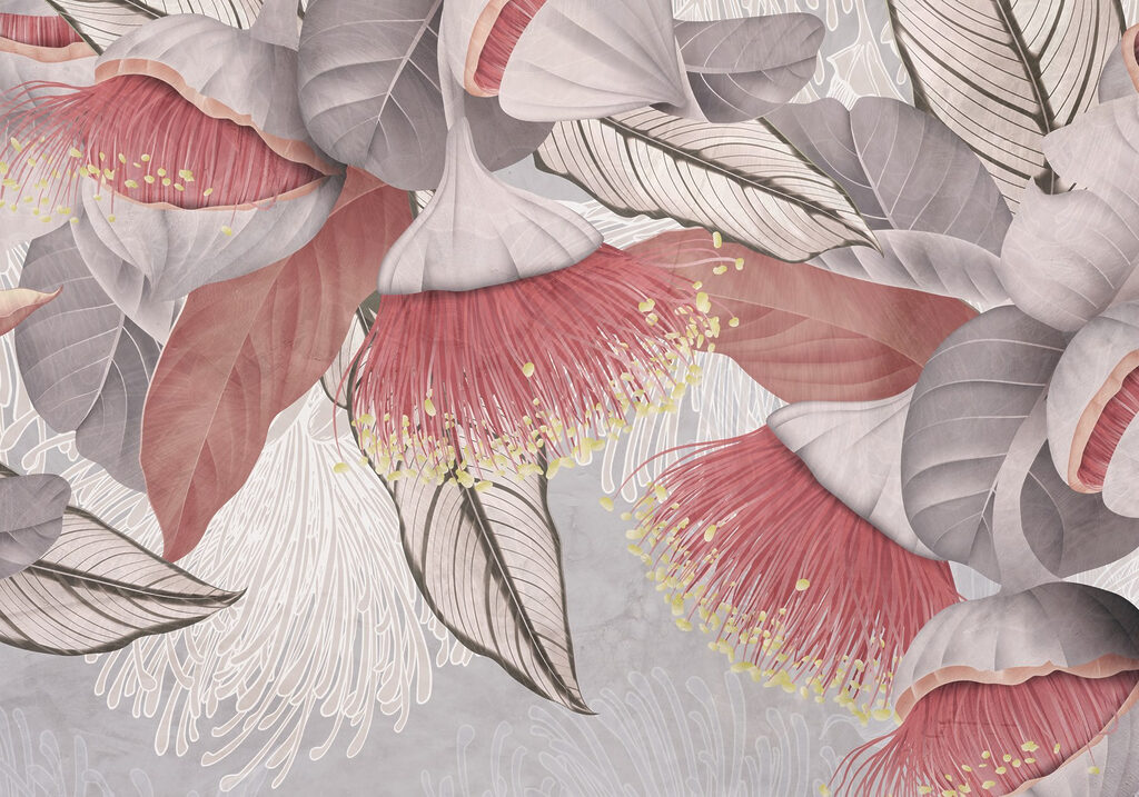 Delicate floral patterns in soft hues Delicate floral patterns in soft hues