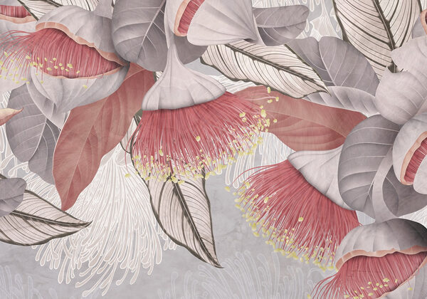 Delicate floral patterns in soft hues Delicate floral patterns in soft hues