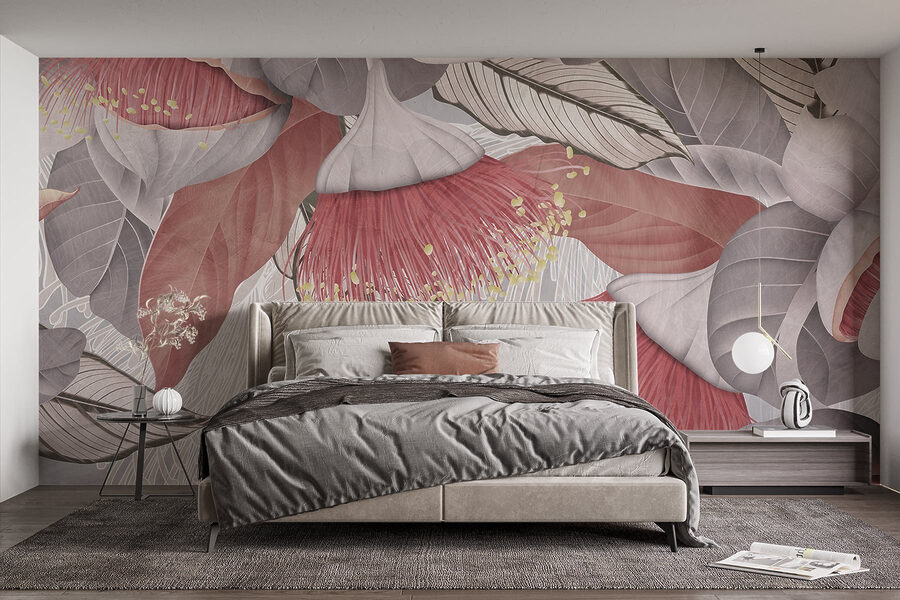 Delicate floral patterns in soft hues Delicate floral patterns in soft hues