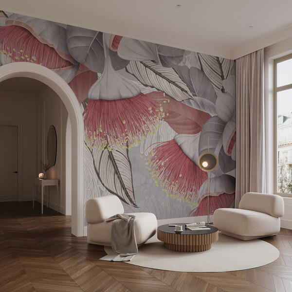 Delicate floral patterns in soft hues Delicate floral patterns in soft hues
