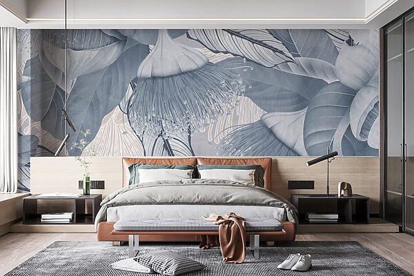 Delicate leaves in soft hues. Delicate leaves in soft hues.