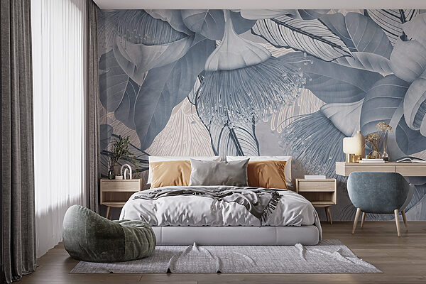 Delicate leaves in soft hues. Delicate leaves in soft hues.