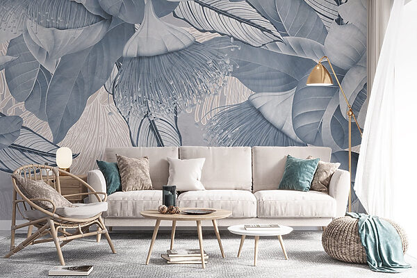 Delicate leaves in soft hues. Delicate leaves in soft hues.